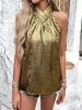 Ruched Grecian Neck Tank sold by Charming Charlie