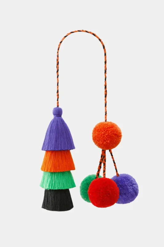 Tassel & Pom-Pom Key Chain sold by Charming Charlie