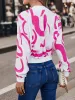 Printed Zip Up Cropped Jacket sold by Charming Charlie