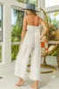 BiBi Ruched Tied Tube Top and Suspender Pants Set sold by Charming Charlie