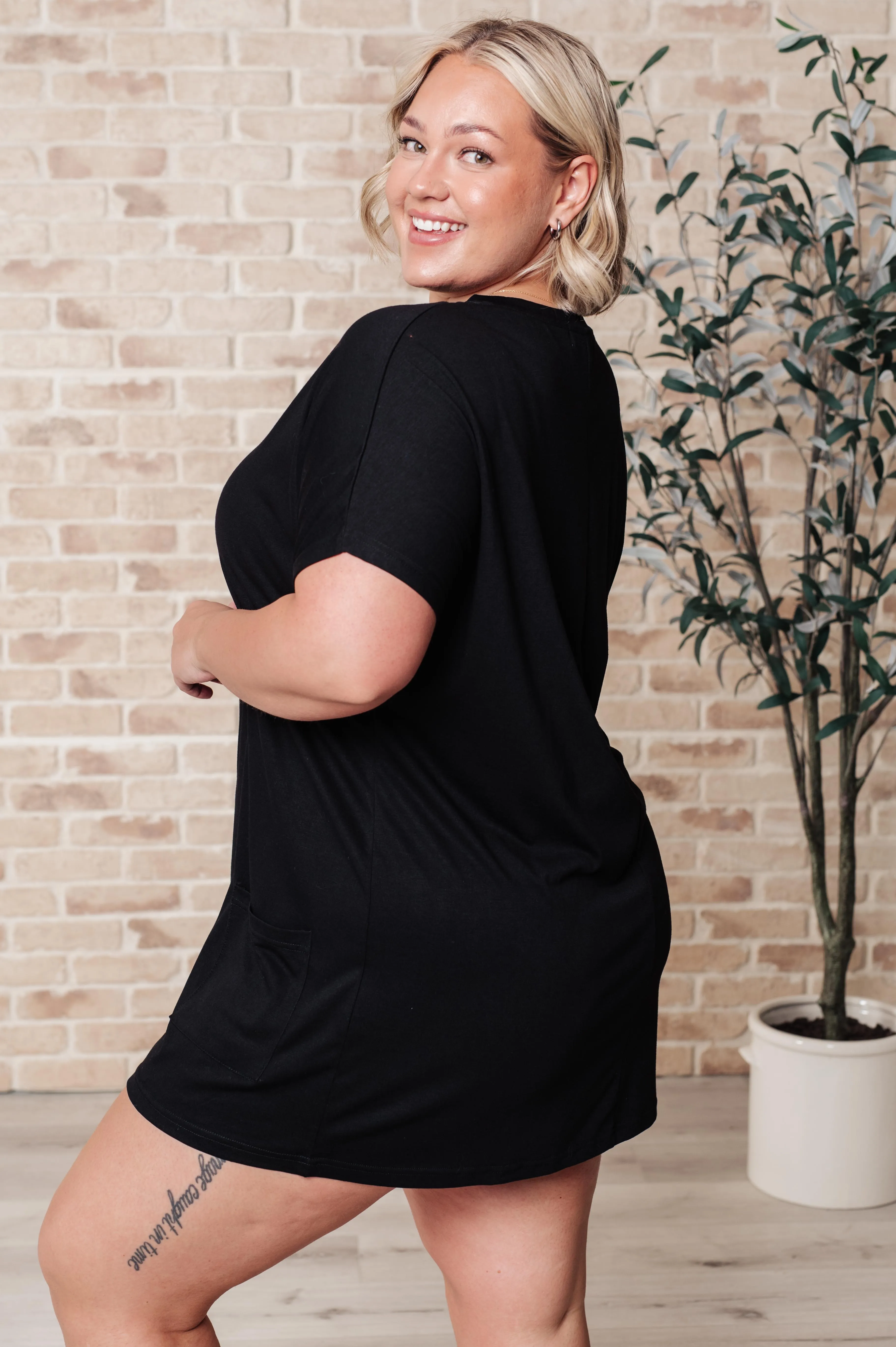 Kind Of Casual Pocket Tunic Dress sold by Charming Charlie product image thumbnail 4