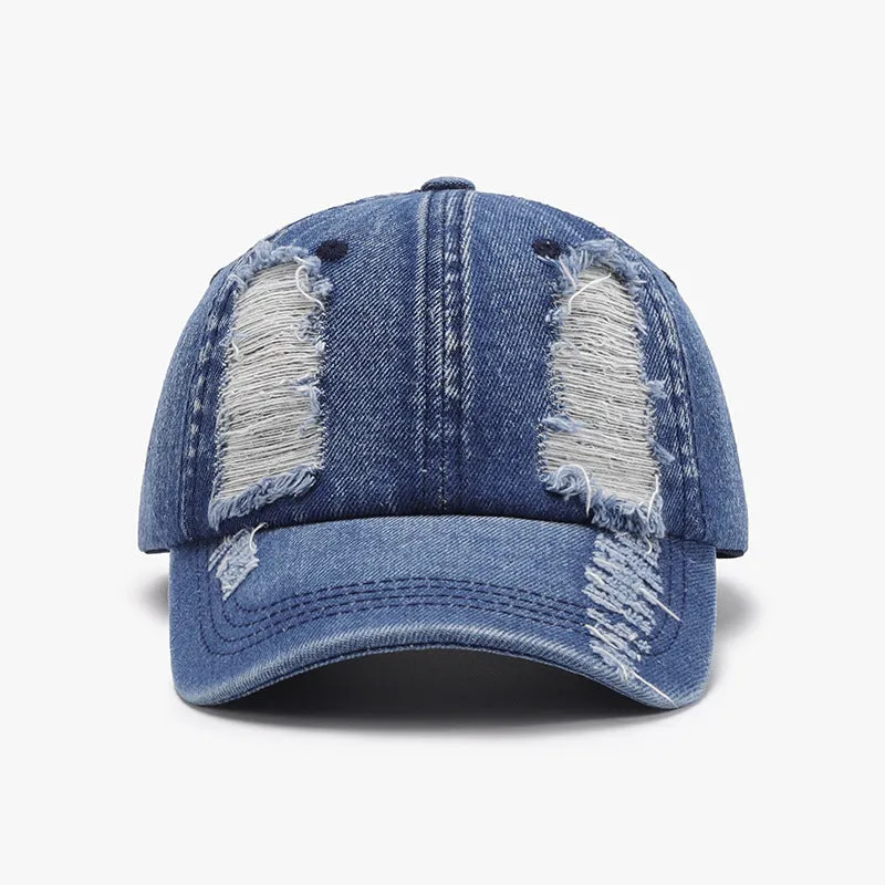 Distressed Cotton Baseball Cap sold by Charming Charlie product image thumbnail 5
