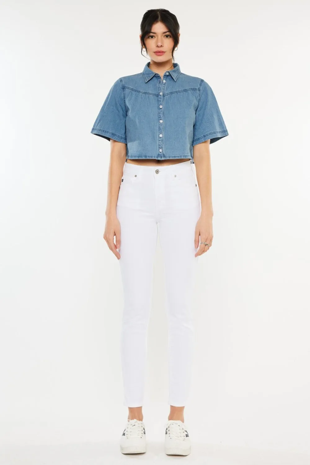 Kancan High Rise Ankle Skinny Jeans sold by Charming Charlie product image thumbnail 3