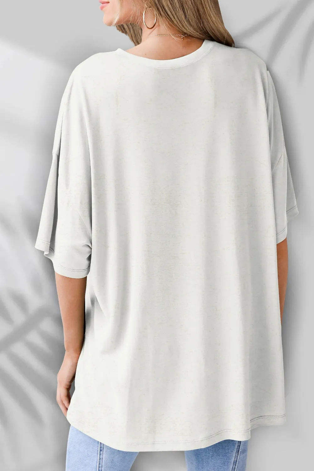 Round Neck Half Sleeve T-Shirt sold by Charming Charlie product image thumbnail 2