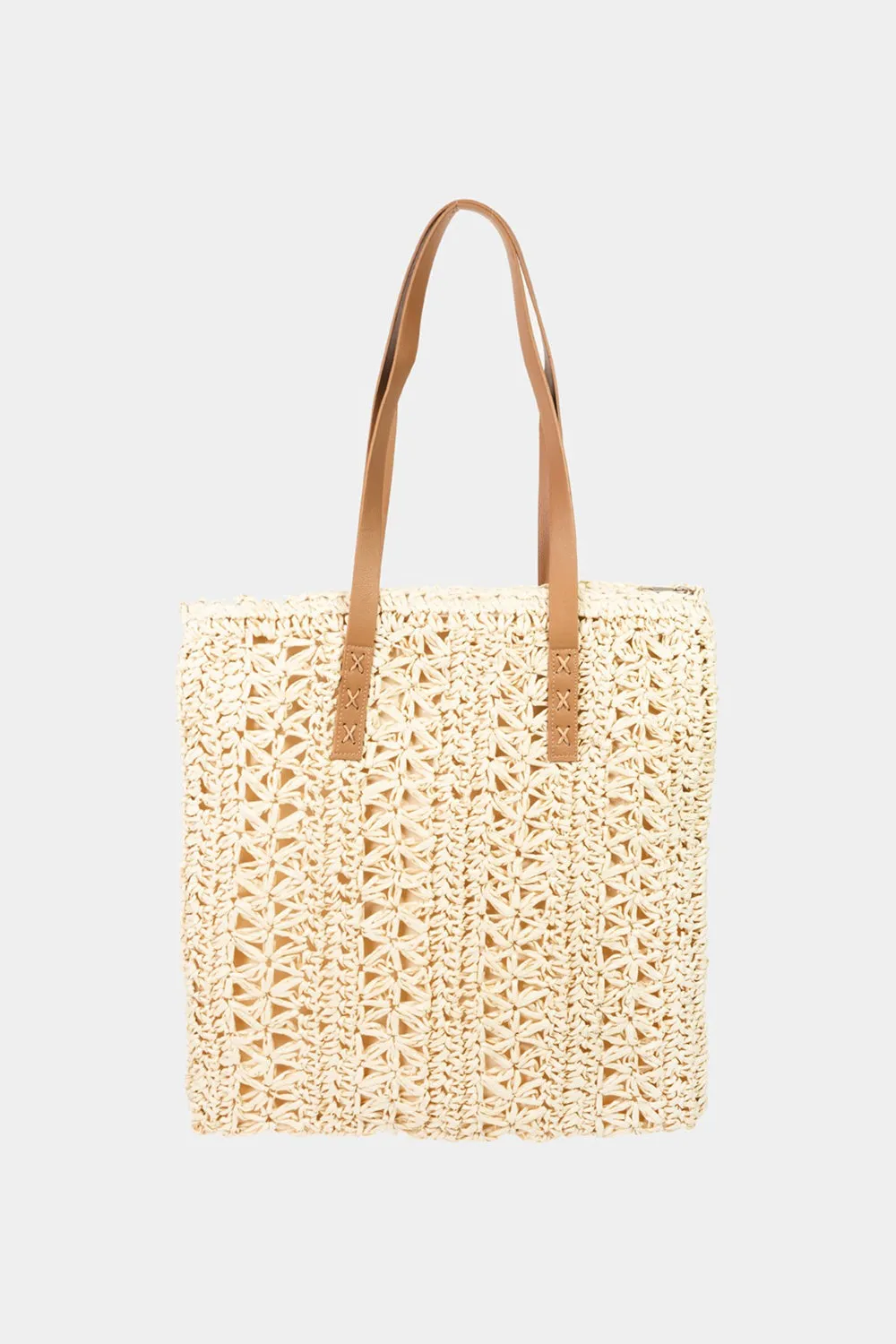 Fame Straw Braided Tote Bag sold by Charming Charlie