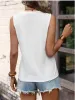 Lace Detail Round Neck Tank sold by Charming Charlie