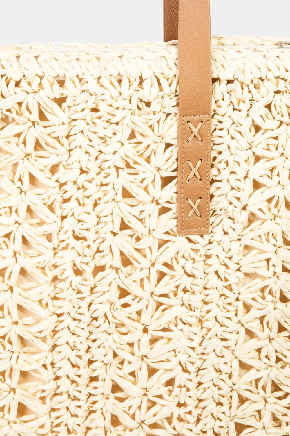 Fame Straw Braided Tote Bag sold by Charming Charlie product image thumbnail 3