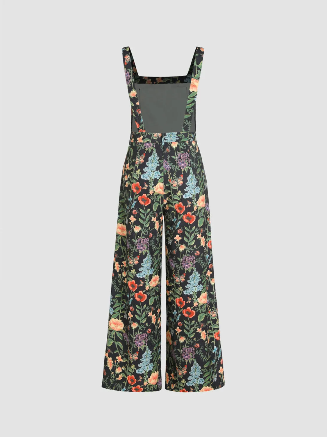 Floral Wide Leg Overalls sold by Charming Charlie product image thumbnail 5