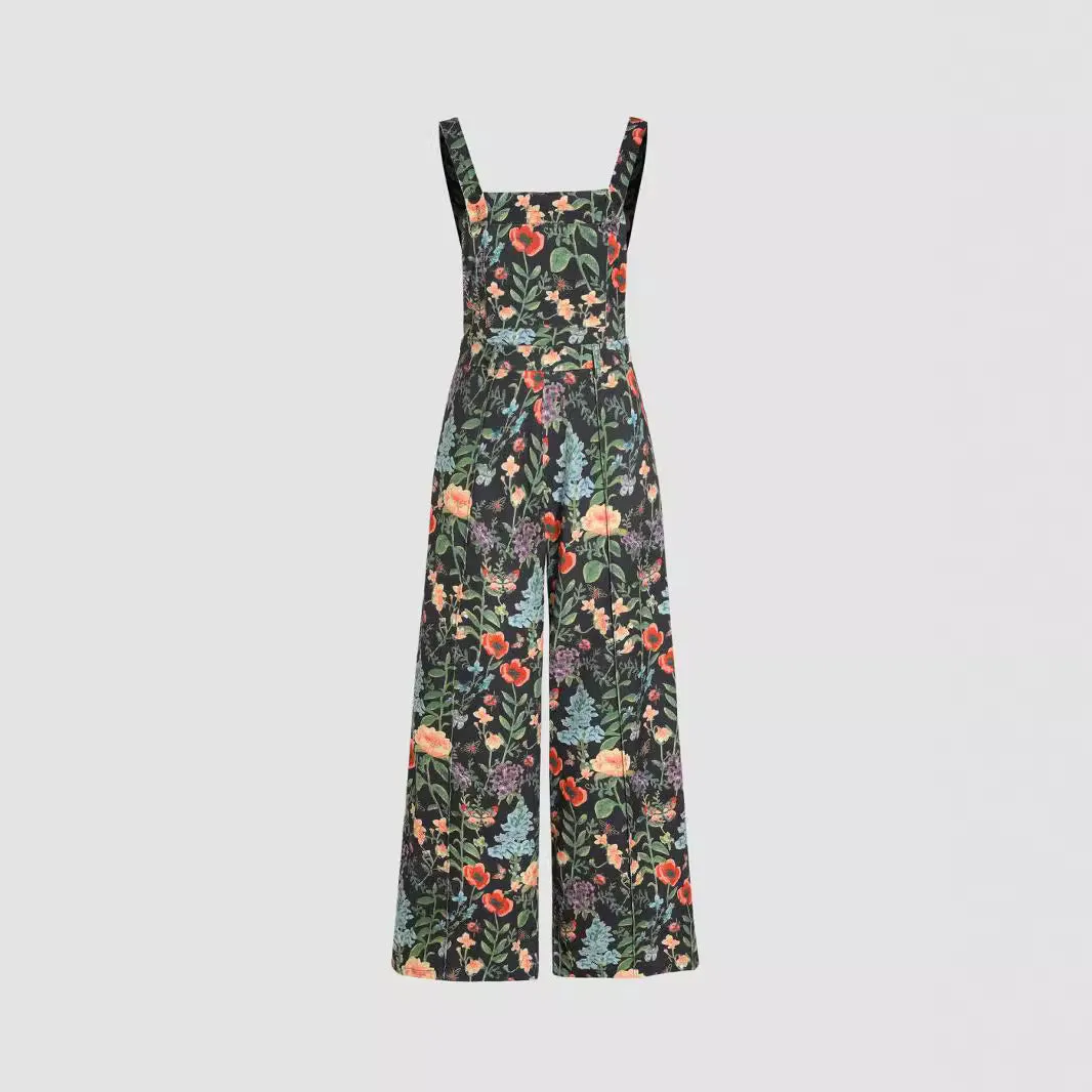 Floral Wide Leg Overalls sold by Charming Charlie product image thumbnail 4