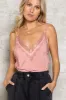 POL Adjustable Strap Lace Trim Cami sold by Charming Charlie
