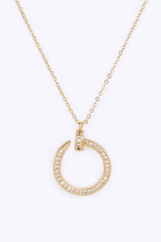 CZ Pendant Necklace sold by Charming Charlie