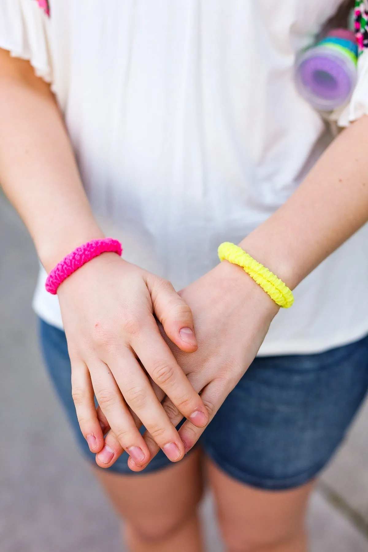 Solid Multicolor Hair Tie Set sold by Charming Charlie product image thumbnail 4