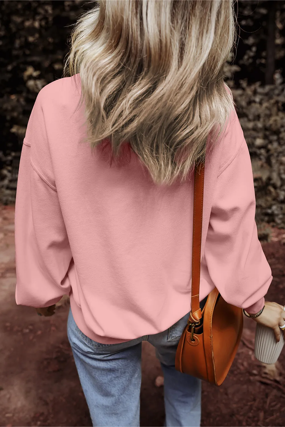 Round Neck Long Sleeve Sweatshirt sold by Charming Charlie product image thumbnail 2
