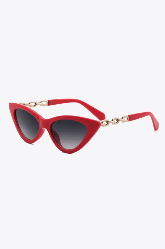 Chain Detail Cat-Eye Sunglasses sold by Charming Charlie