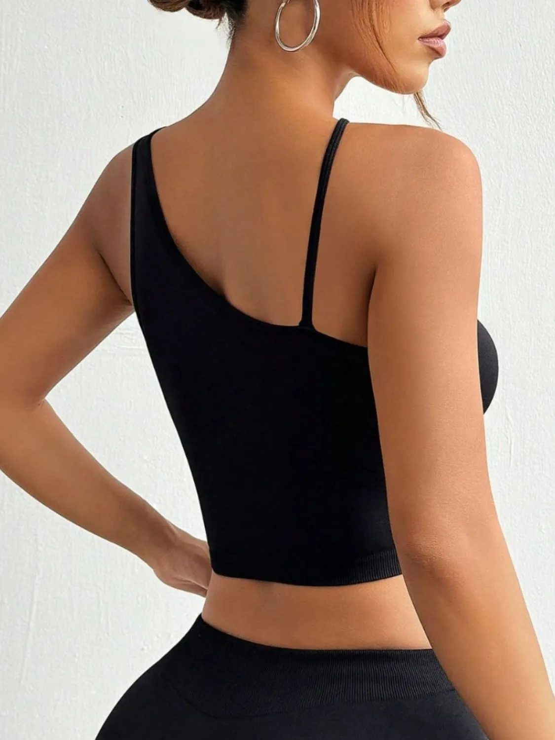Crisscross Cutout Crop Active Tank sold by Charming Charlie product image thumbnail 2