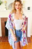 In Your Dreams Ivory Floral Border Print Open Kimono sold by Charming Charlie