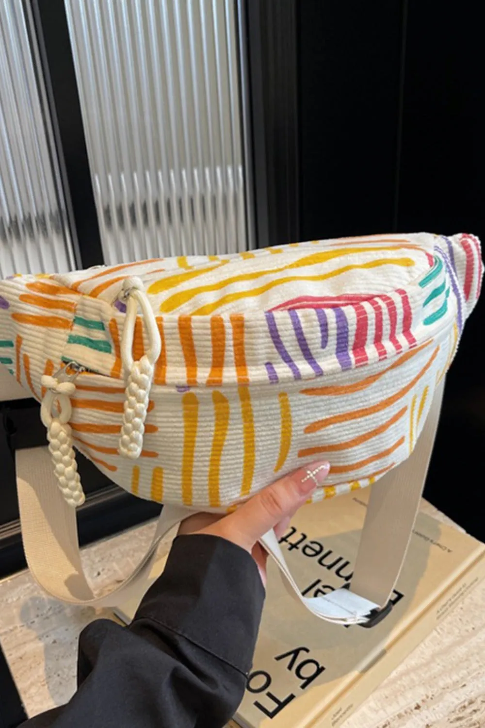 Printed Adjustable Strap Sling Bag sold by Charming Charlie product image thumbnail 3