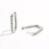 925 Sterling Silver Inlaid Zircon Earrings sold by Charming Charlie