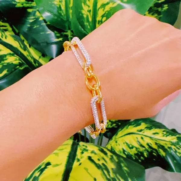 Chic And Glam Chain Bracelet sold by Charming Charlie product image thumbnail 2