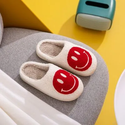 Melody Smiley Face Cozy Slippers sold by Charming Charlie product image thumbnail 3