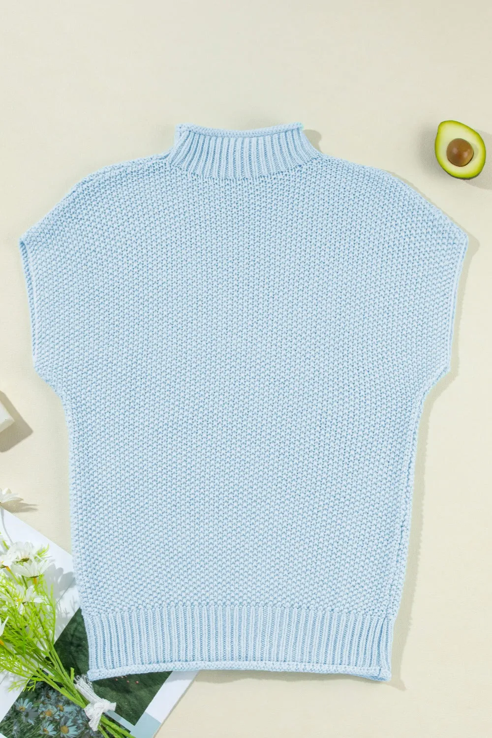 Turtleneck Cap Sleeve Sweater sold by Charming Charlie product image thumbnail 3