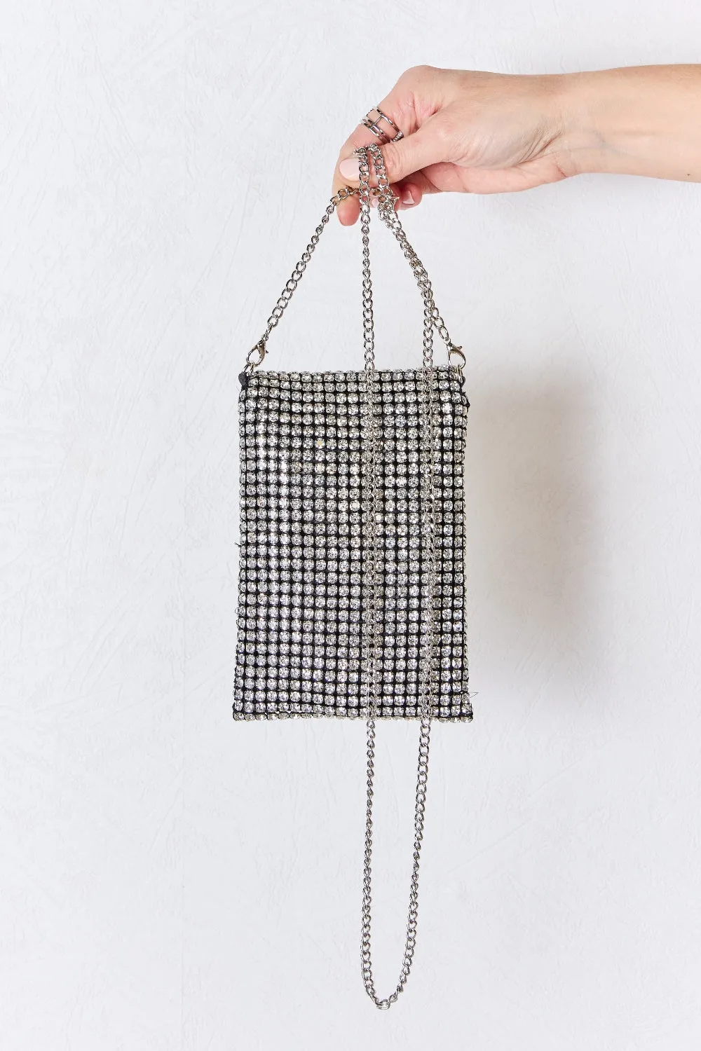 Forever Link Rhinestone Mini Crossbody Bag sold by Charming Charlie product image thumbnail 5
