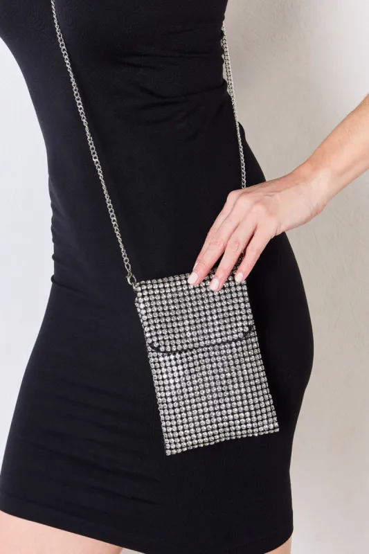 Forever Link Rhinestone Mini Crossbody Bag sold by Charming Charlie