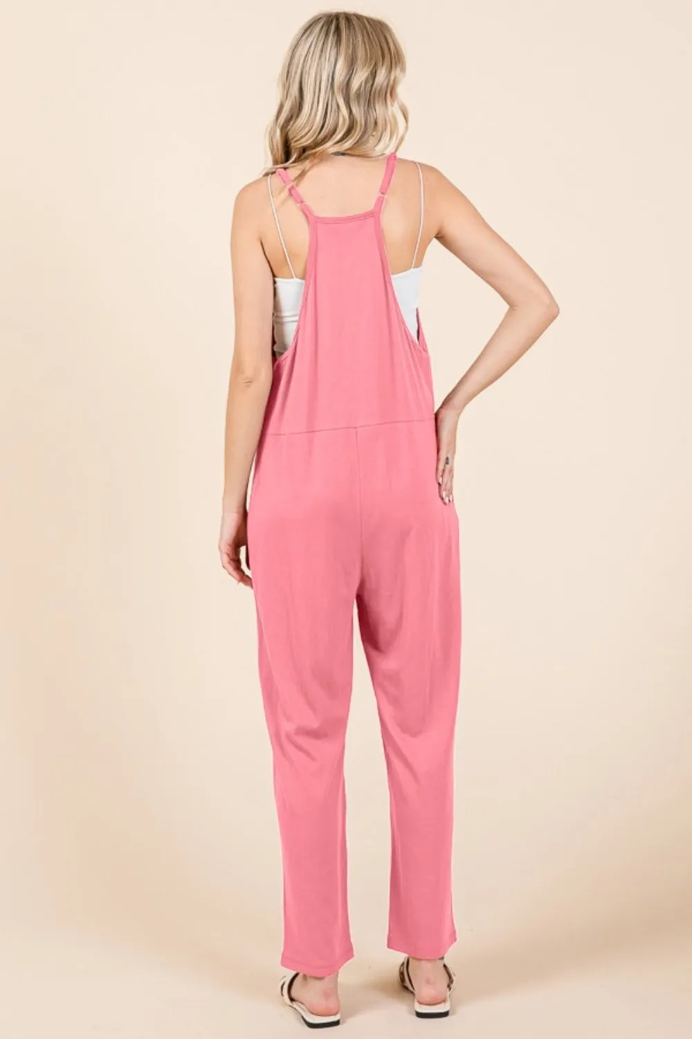 Culture Code Full Size Sleeveless Jumpsuit with Pockets sold by Charming Charlie product image thumbnail 2