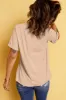 Heart Graphic Round Neck Short Sleeve T-Shirt sold by Charming Charlie