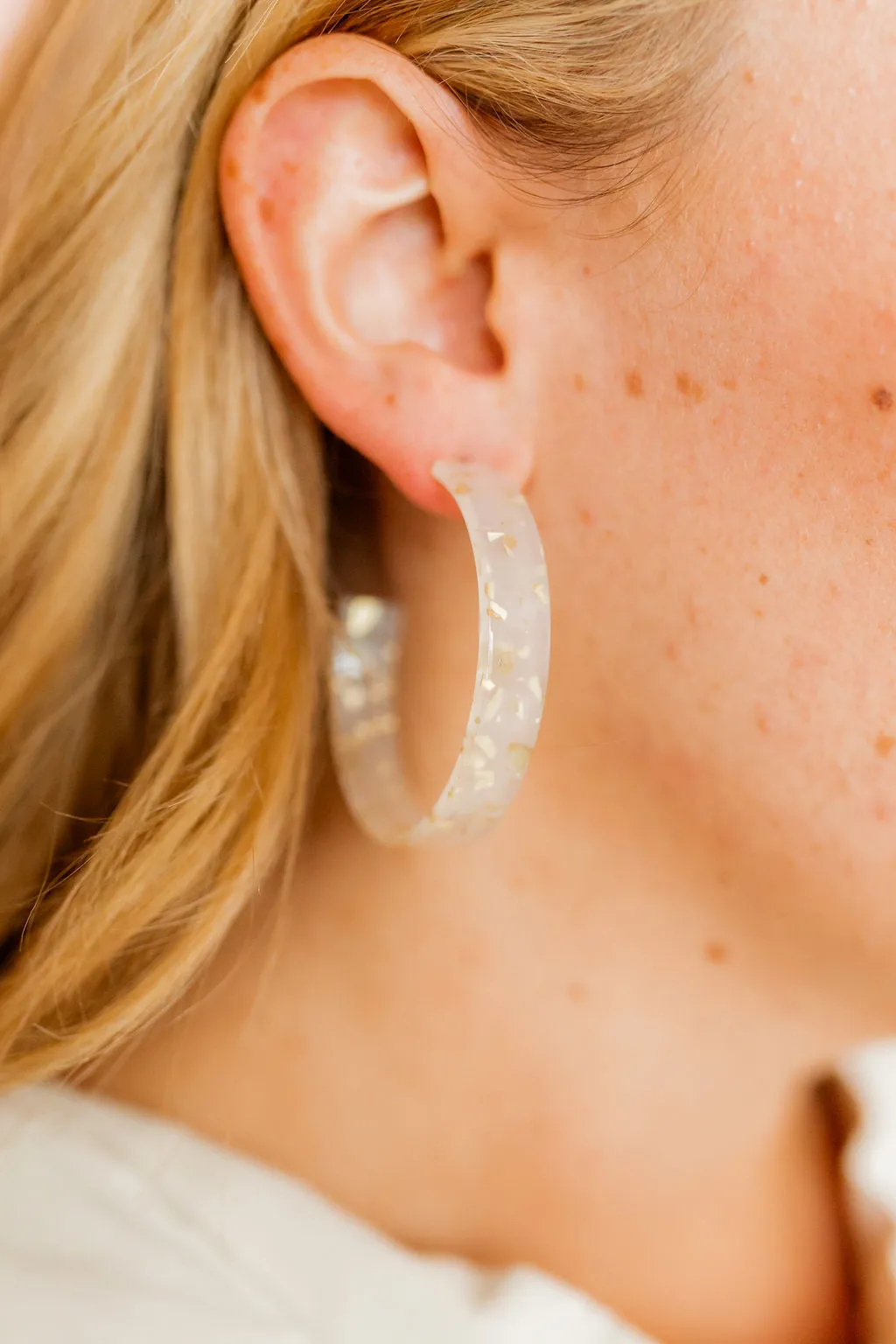 Ashley - Medium - Gold Confetti sold by Charming Charlie product image thumbnail 2