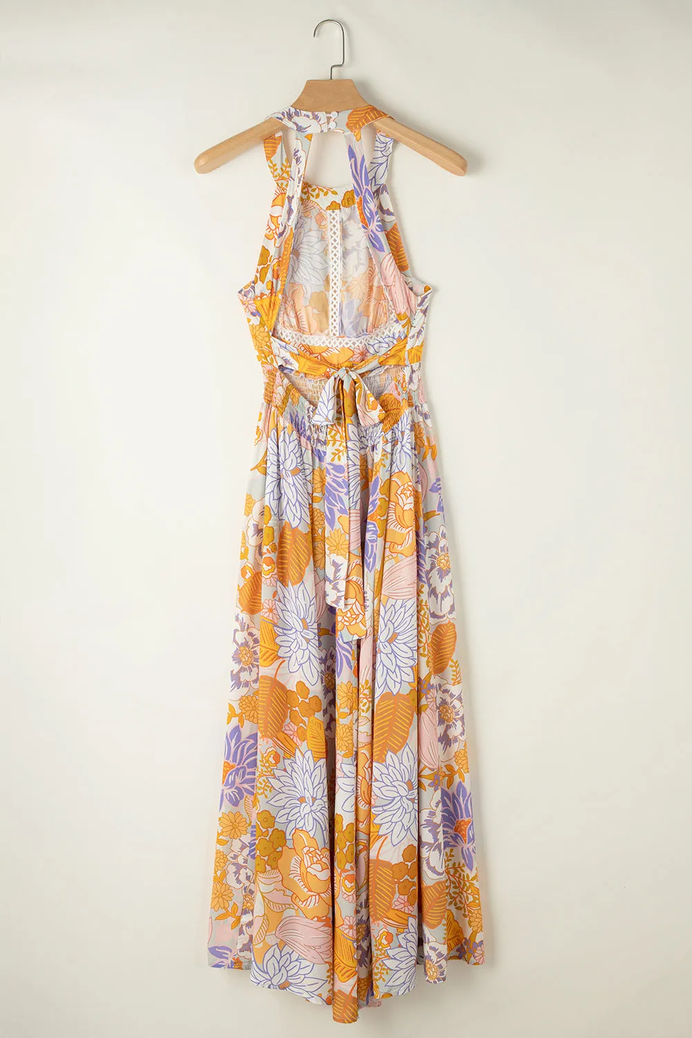 Tied Printed Grecian Sleeveless Maxi Dress sold by Charming Charlie product image thumbnail 4