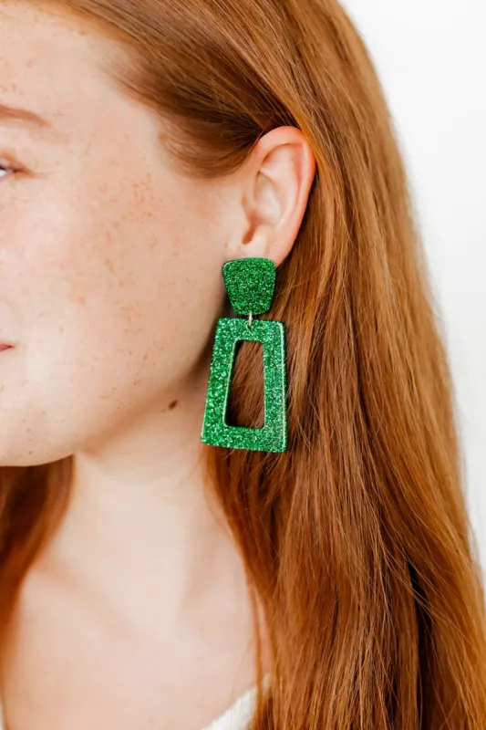 Kennedy - Green Glitter sold by Charming Charlie