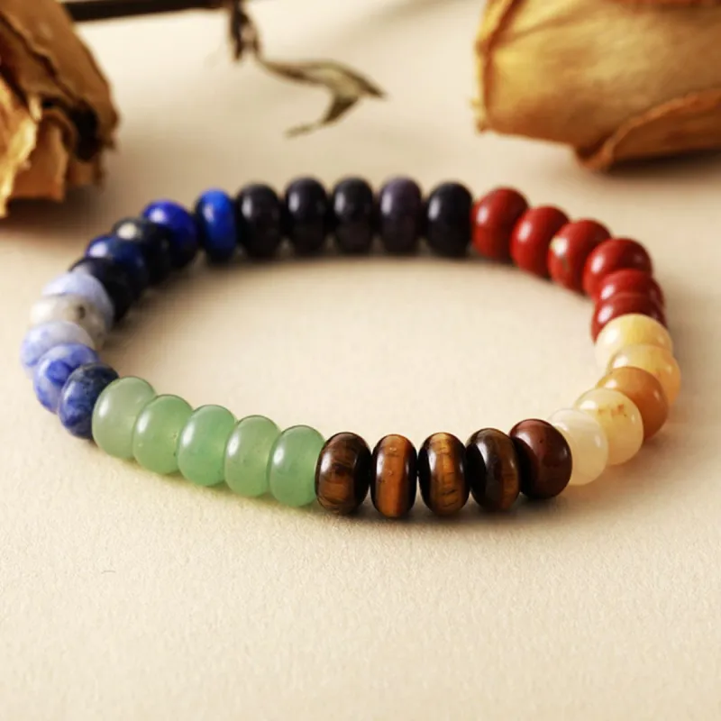 Contrast Natural Stone Bead Bracelet sold by Charming Charlie