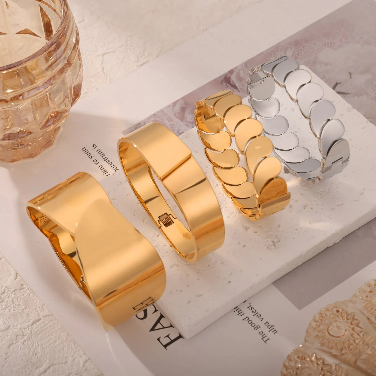 Titanium Steel Bracelet sold by Charming Charlie