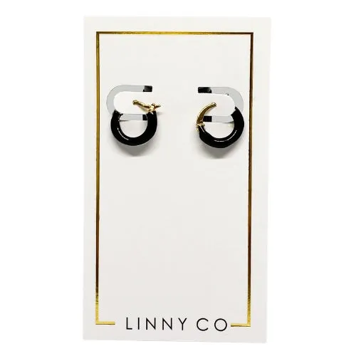 Mia (Gold-Filled) - Black sold by Charming Charlie