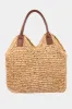 Fame Straw Braided Faux Leather Strap Shoulder Bag sold by Charming Charlie