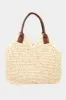 Fame Straw Braided Faux Leather Strap Shoulder Bag sold by Charming Charlie