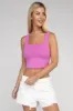 Cotton Square Neck Cropped Cami Top sold by Charming Charlie