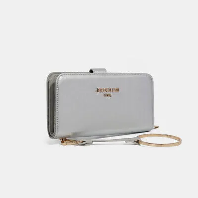 Nicole Lee USA Solid Bifold Wallet with Wristlet sold by Charming Charlie product image thumbnail 3