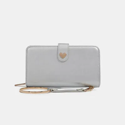 Nicole Lee USA Solid Bifold Wallet with Wristlet sold by Charming Charlie product image thumbnail 4