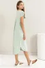 HYFVE Short Sleeve High-Low Slit Midi Dress sold by Charming Charlie
