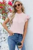 Ruffled Round Neck Cap Sleeve Blouse sold by Charming Charlie