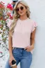 Ruffled Round Neck Cap Sleeve Blouse sold by Charming Charlie