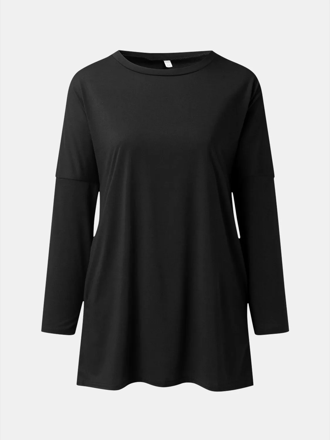 Full Size Round Neck Long Sleeve T-Shirt sold by Charming Charlie product image thumbnail 4