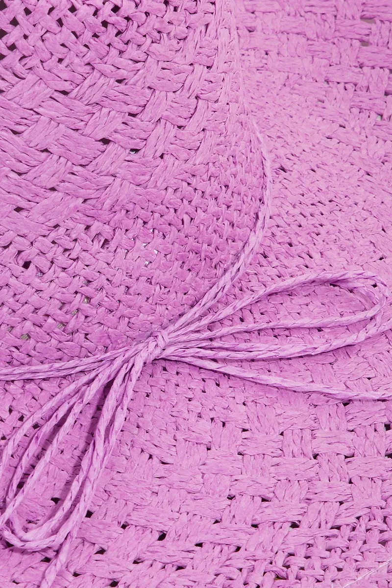 Fame Straw Braided Sun Hat sold by Charming Charlie product image thumbnail 2