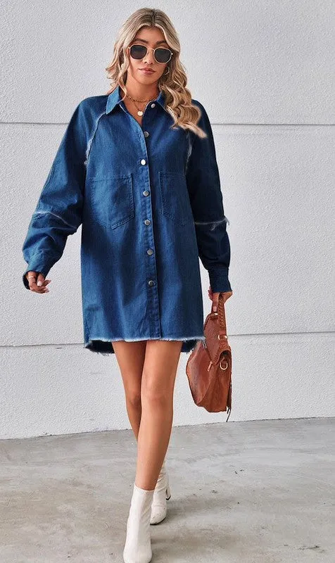 Denim Dress sold by Charming Charlie product image thumbnail 3