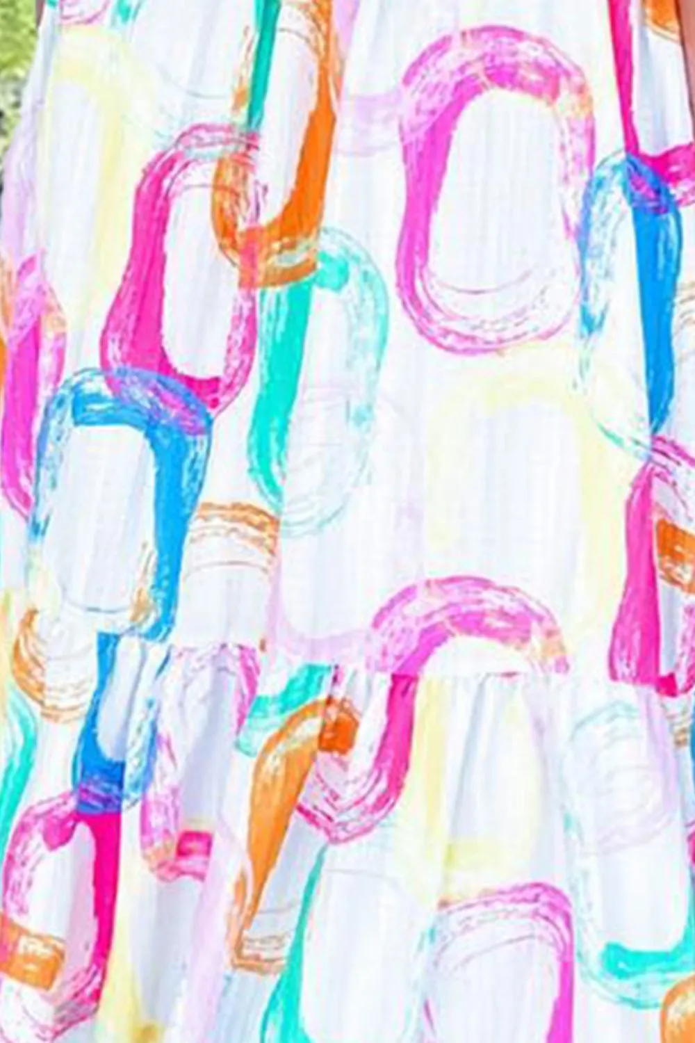 Tied Printed Sleeveless Mini Dress sold by Charming Charlie product image thumbnail 3