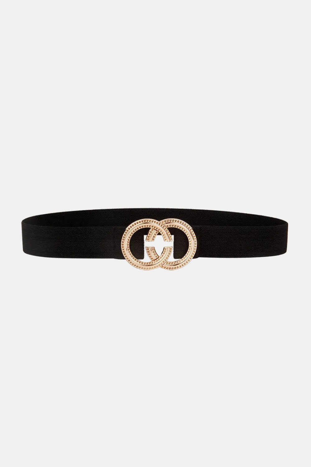 Double Hoop Buckle Elastic Belt sold by Charming Charlie