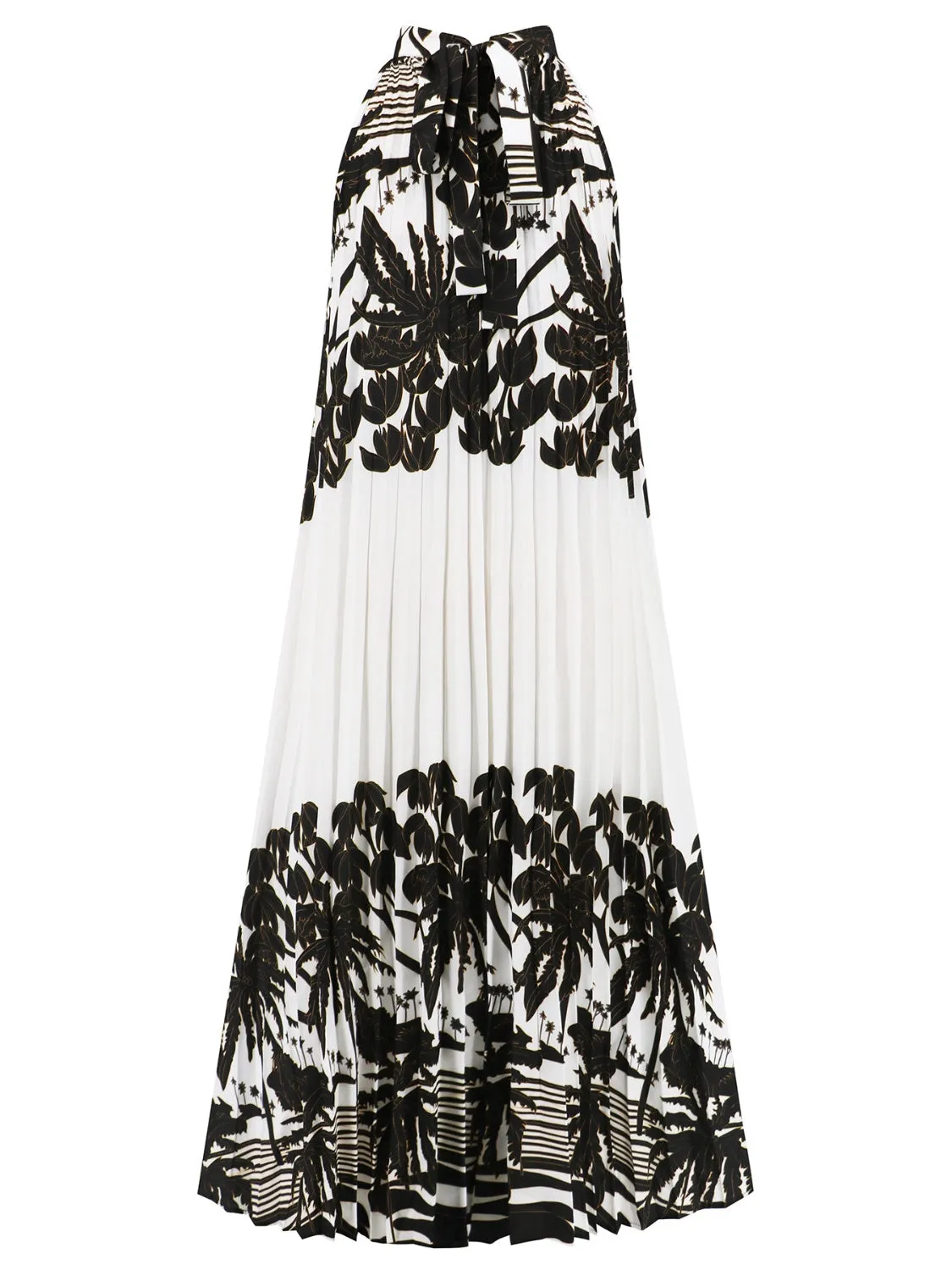 Tied Printed Sleeveless Midi Dress sold by Charming Charlie product image thumbnail 4