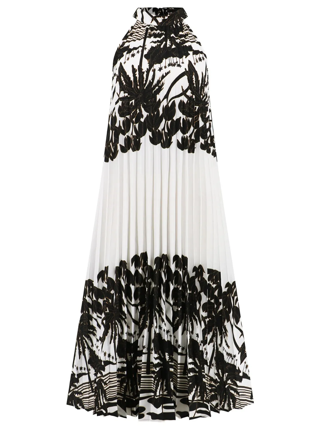 Tied Printed Sleeveless Midi Dress sold by Charming Charlie product image thumbnail 5